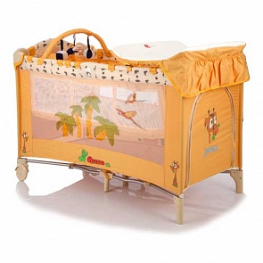 Манеж-кровать C3, цвет и дизайн – Africa (Jetem, C3_Africa)